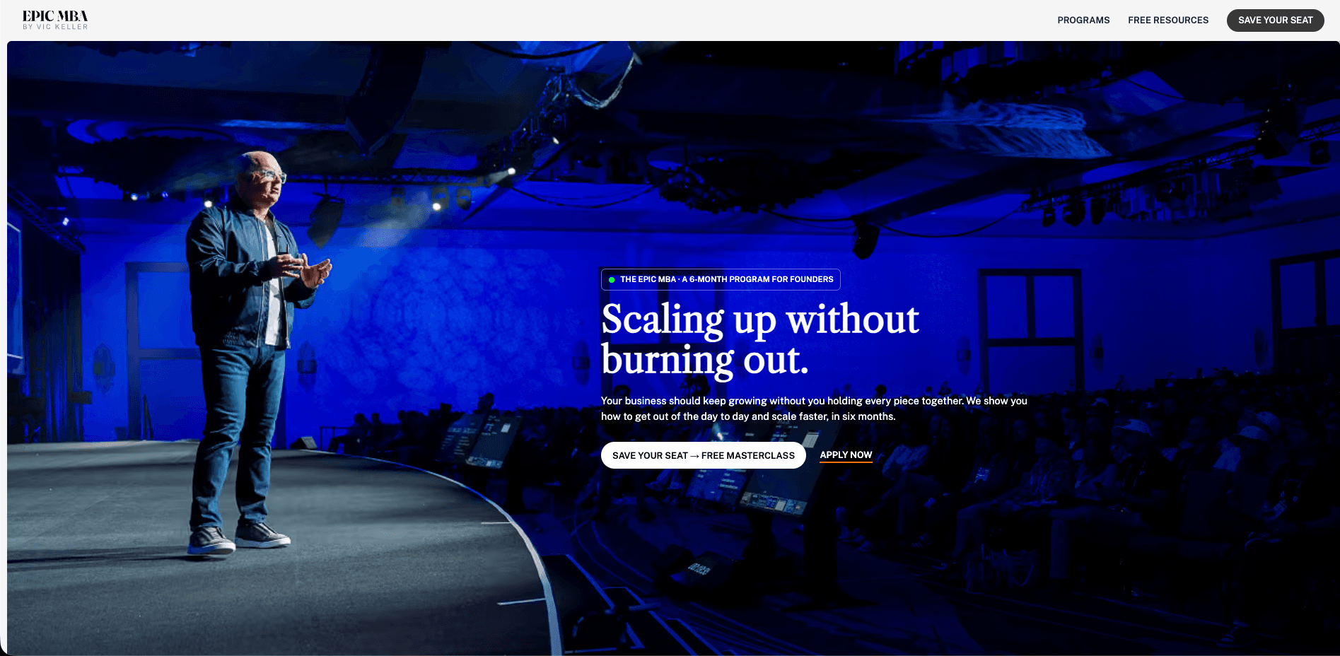 EPIC MBA — project screenshot by Muhammad Abdullah