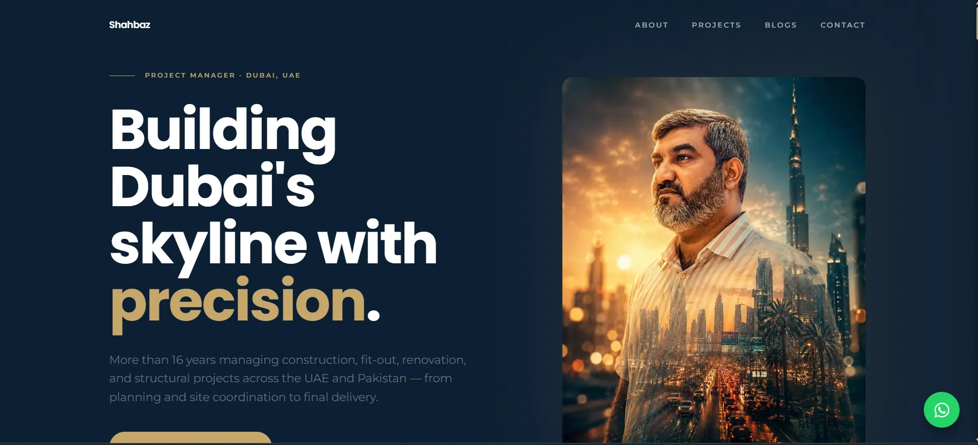 Shahbaz Akhtar Portfolio — project screenshot by Muhammad Abdullah